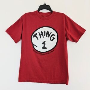Red Universal Studios "Thing 1" Adult T-Shirt